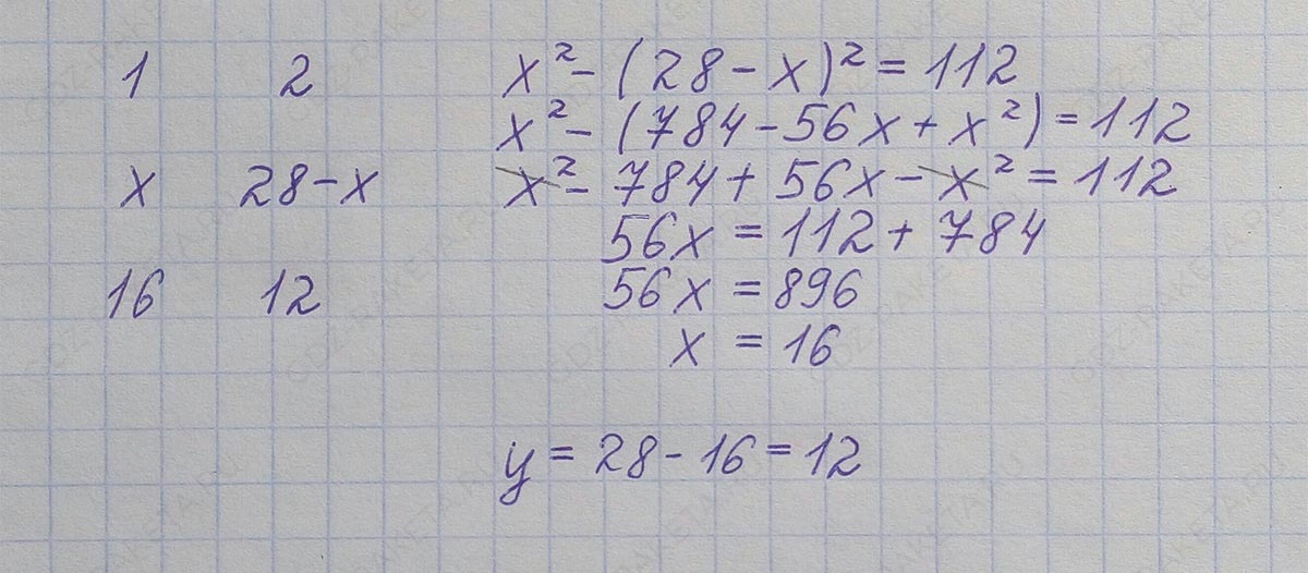 Изображение решения по алгебре 7 класс Мерзляк, Полонский, Якир номер 1235 Ответ к учебнику по алгебре 7 класс Мерзляк, Полонский, Якир номер 1235