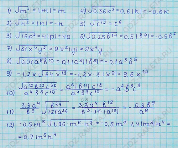 Ответ к учебнику по алгебре 8 класс Мерзляк, Полонский, Якир номер 538