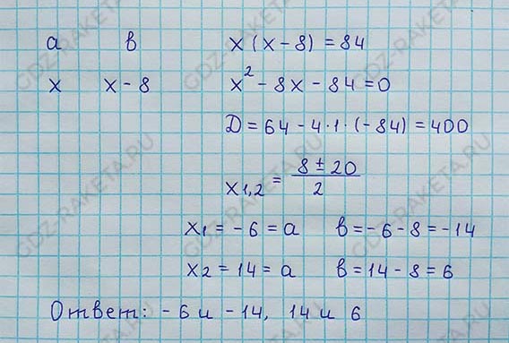 Ответ к учебнику по алгебре 8 класс Мерзляк, Полонский, Якир номер 704