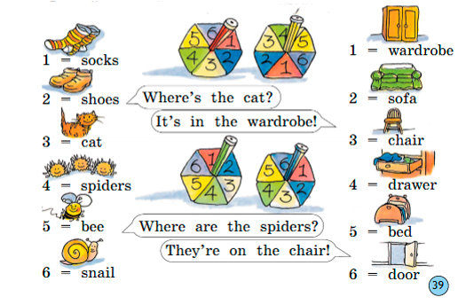 Английский 2 класс учебник Вербицкая страница 39, задание 8