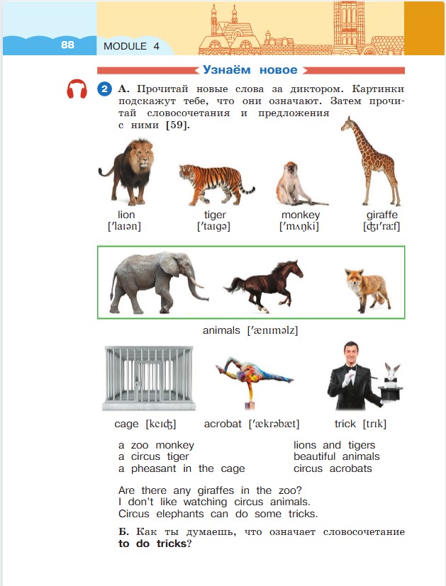 Английский язык 3 класс. Афанасьева, Михеева. 1 часть. Cтраница 88. Год 2023. Английский язык 3 класс. Афанасьева, Михеева. 1 часть. Cтраница 88. Год 2023.