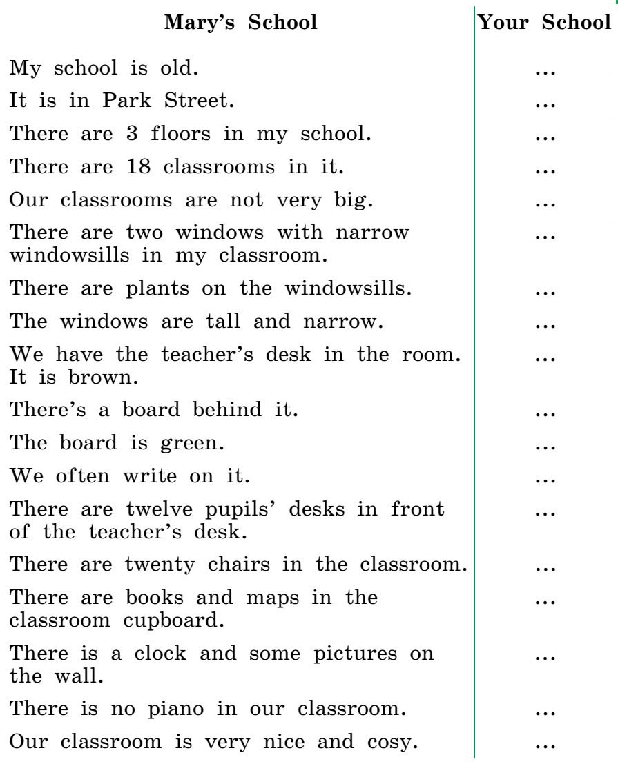 Картинка из учебника Rainbow по английскому языку 4 класс, страница 121 номер 7. Афанасьева, Михеева. 1 часть. 2021 год