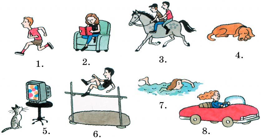 Картинка из учебника Rainbow по английскому языку 4 класс, страница 38 номер 6. Афанасьева, Михеева. 1 часть. 2021 год