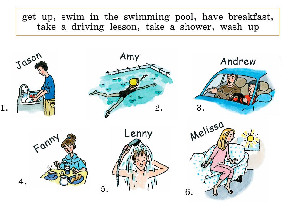 Картинка из учебника Rainbow по английскому языку 4 класс, страница 59 номер 5. Афанасьева, Михеева. 1 часть. 2021 год