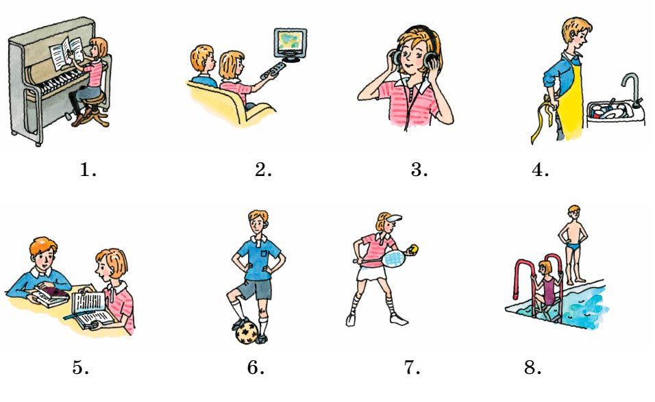 Картинка из учебника Rainbow по английскому языку 4 класс, страница 82 номер 3. Афанасьева, Михеева. 1 часть. 2021 год