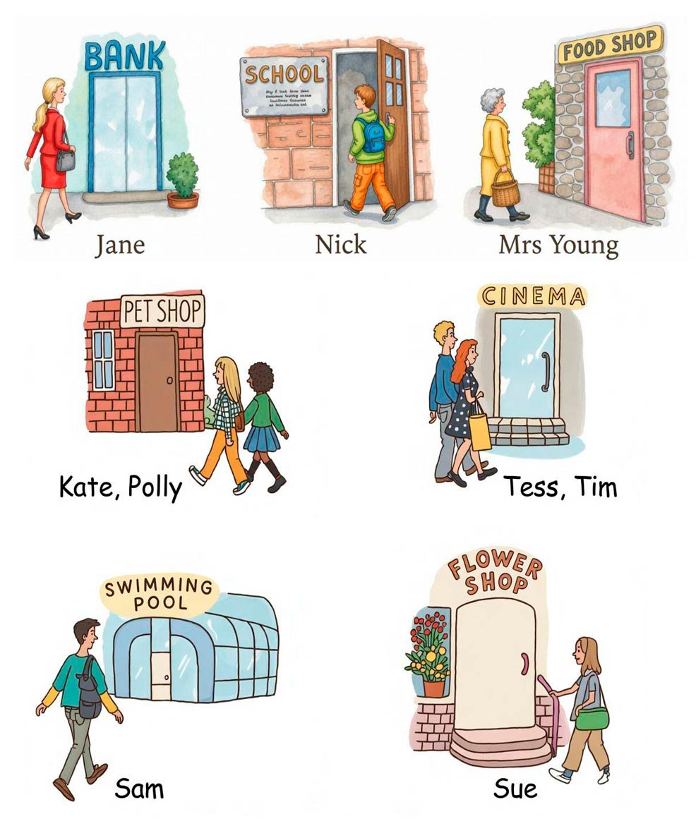 Учебника Rainbow по английскому языку 4 класс, страница 10 номер 6. Афанасьева, Михеева. 2 часть. 2021 год