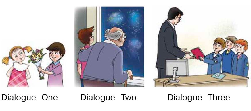 Картинка из учебника Dialogue по английскому языку 4 класс, страница 32 номер 1. Афанасьева, Михеева. 2 часть. 2021 год