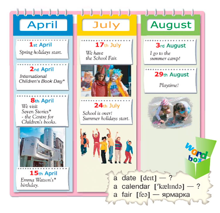 Английский язык 4 класс. Учебник 2 часть, Кузовлев, Перегудова. Cтраница 50. Номер 1. Год 2021.