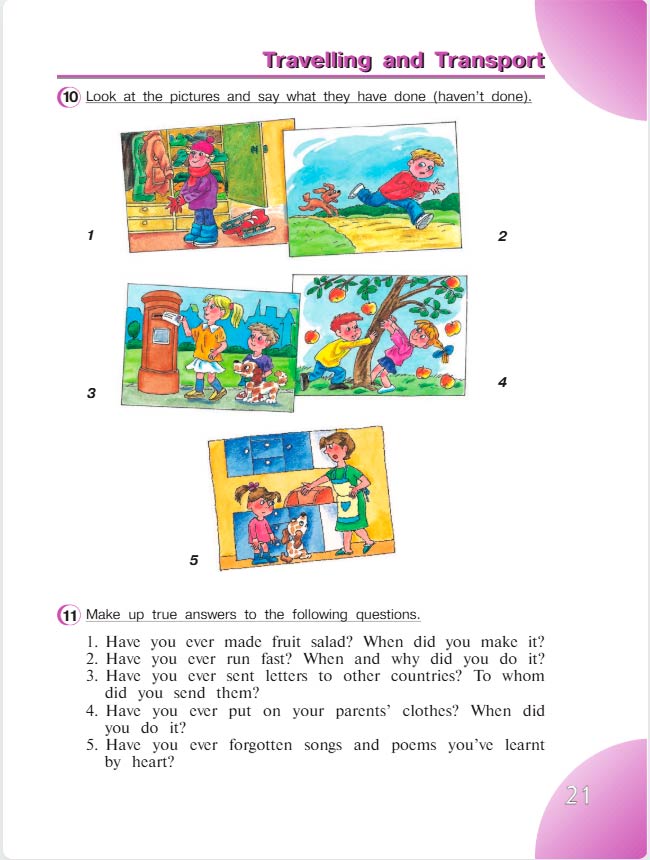 английский язык 4 класс учебник Верещашина часть 2, страница 21. (2023).