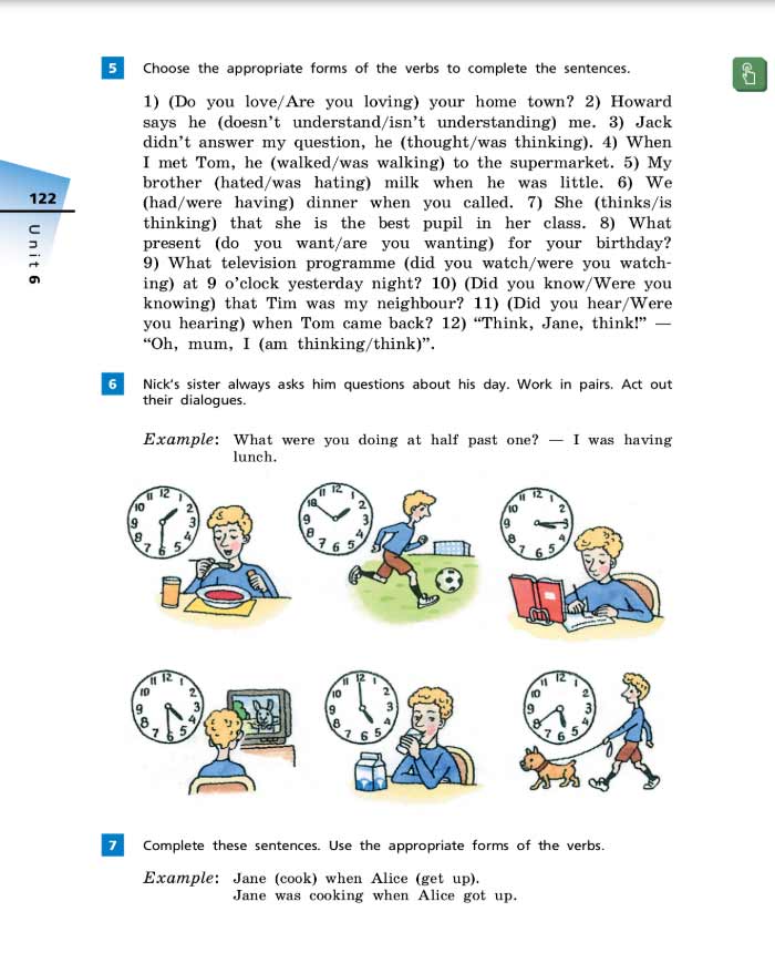 Английский язык 5 класс учебник Афанасьева, Михеева 2 часть страница 122. Год 2022-2023 