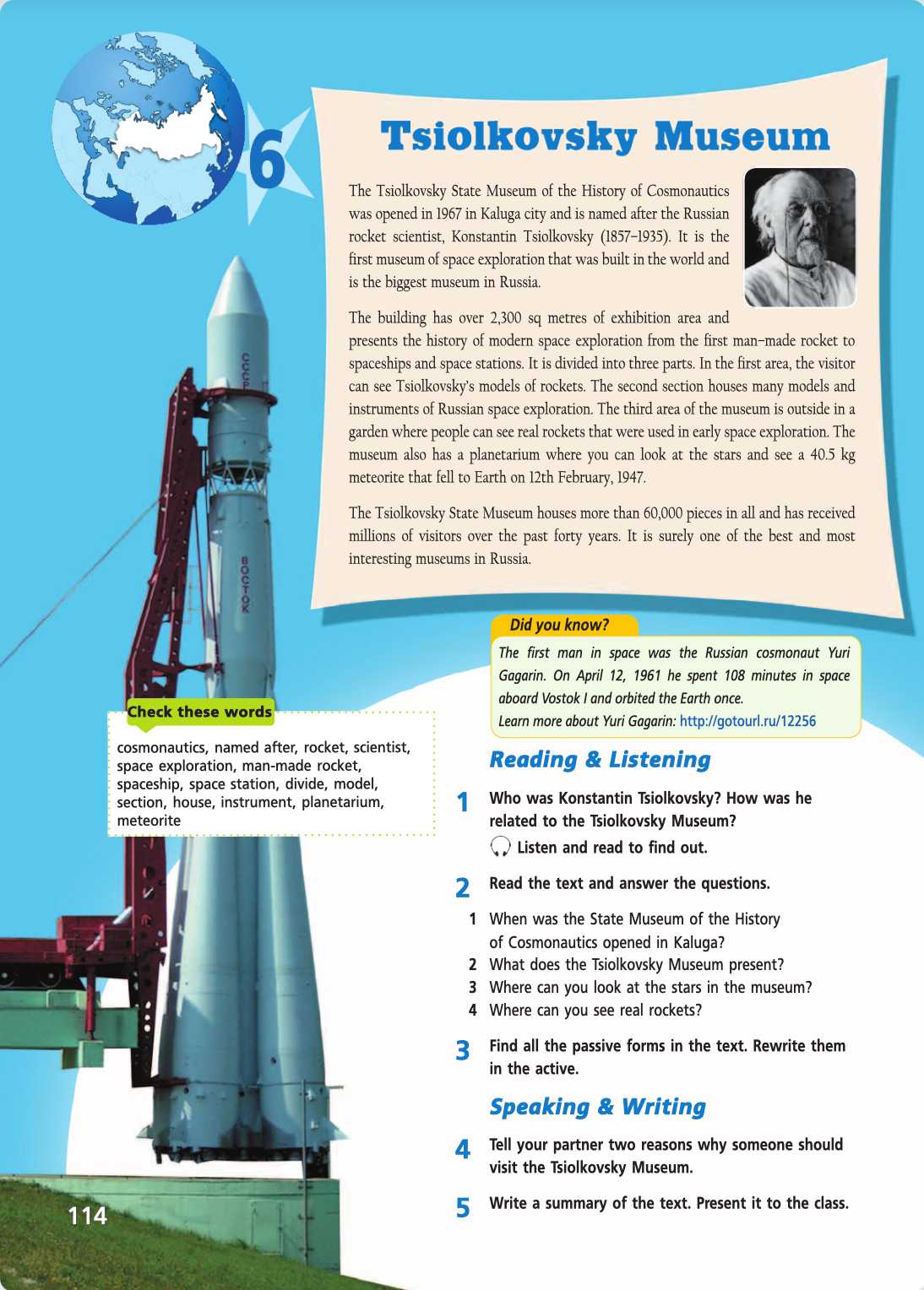 Английский язык 5 класс учебник Баранова, Дули страница 114. Год 2023.
