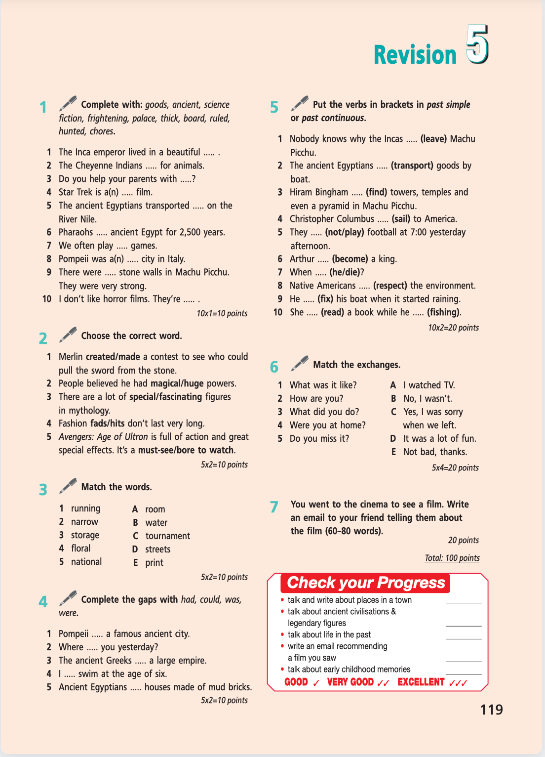 Английский язык 5 класс учебник Баранова, Дули страница 119. Год 2023.