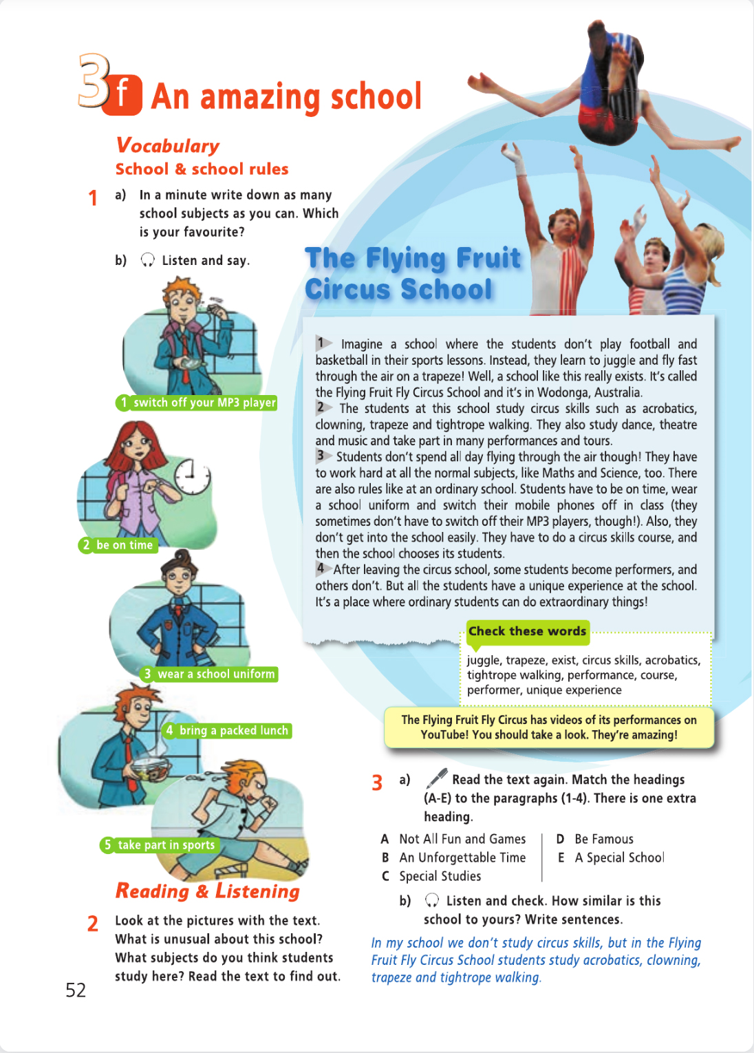 Английский язык 5 класс учебник Баранова, Дули страница 52. Год 2023.