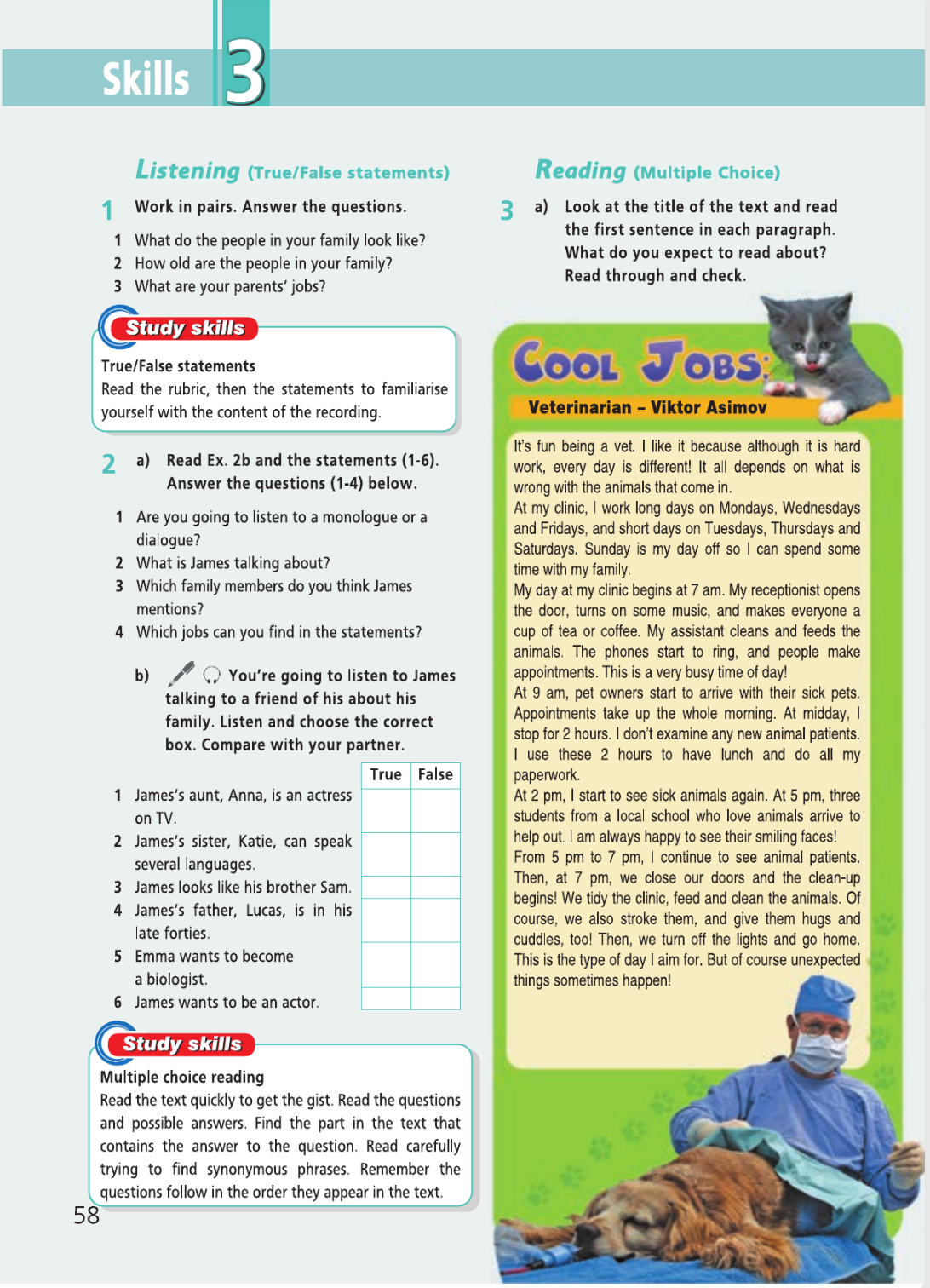 Английский язык 5 класс учебник Баранова, Дули страница 58. Год 2023.