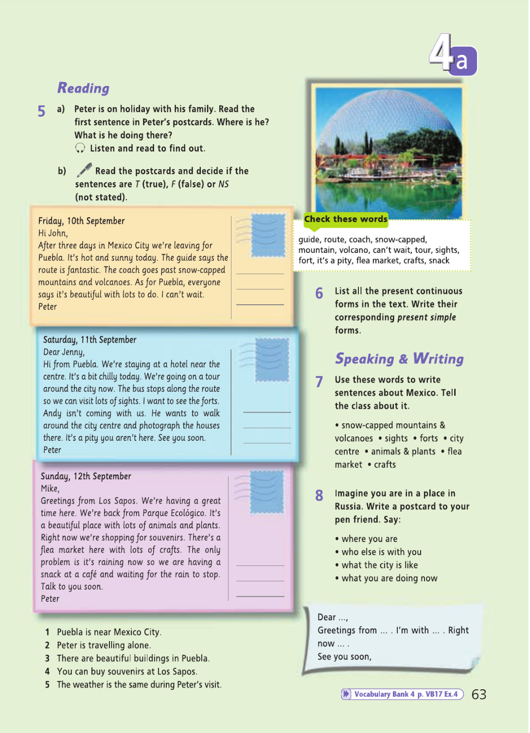 Английский язык 5 класс учебник Баранова, Дули страница 63. Год 2023.