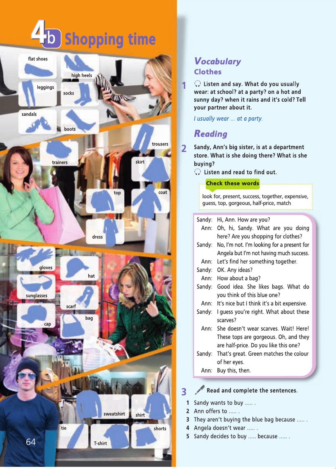 Английский язык 5 класс учебник Баранова, Дули страница 64. Год 2023.