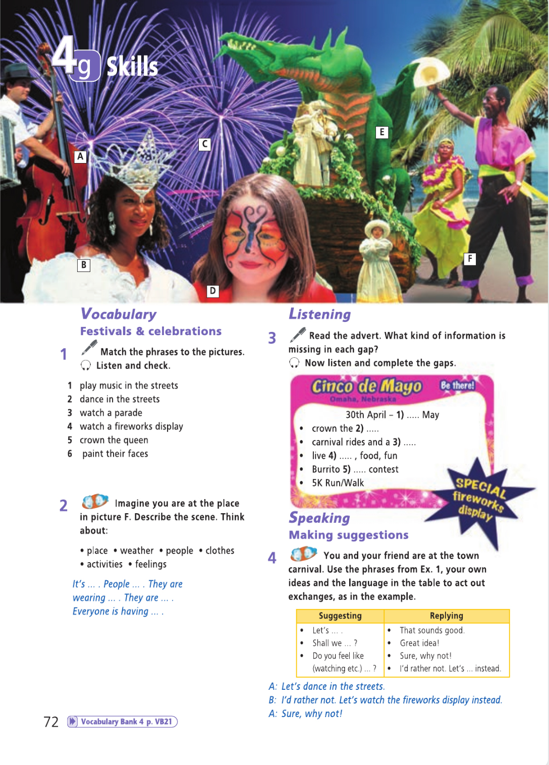 Английский язык 5 класс учебник Баранова, Дули страница 72. Год 2023.