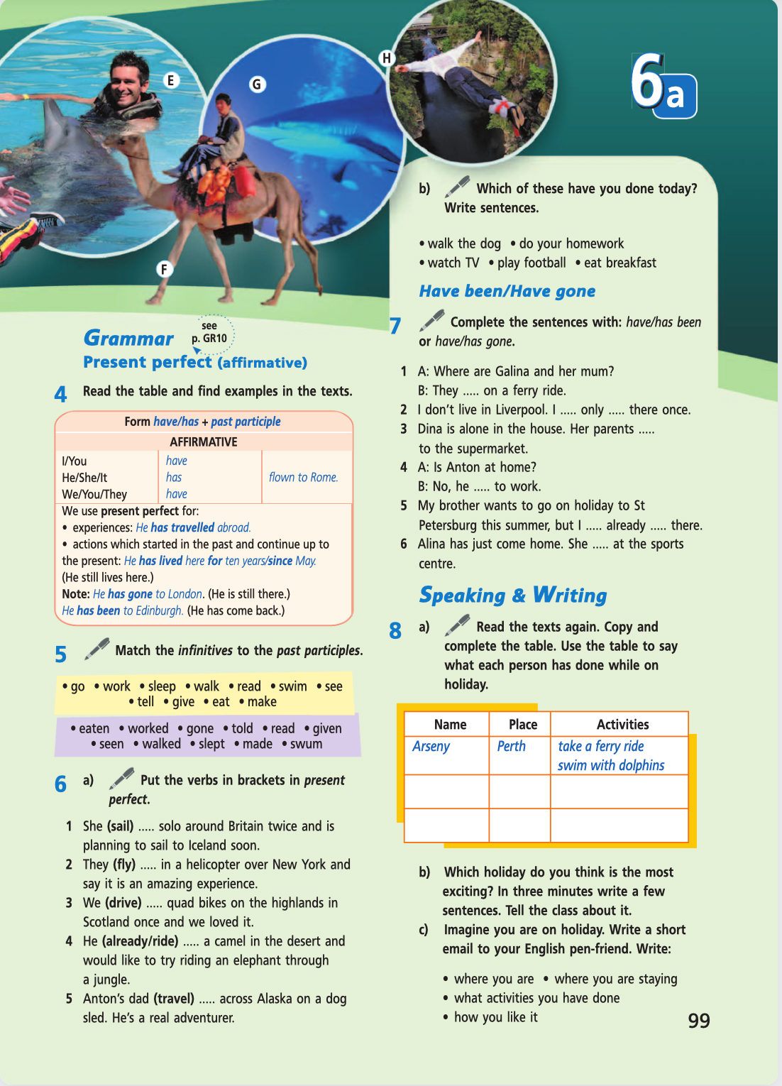 Английский язык 5 класс учебник Баранова, Дули страница 99. Год 2023.