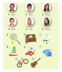 Учебник Костюк, Колоницкая 1 часть. Английский язык 5 класс страница 34, номер 4.