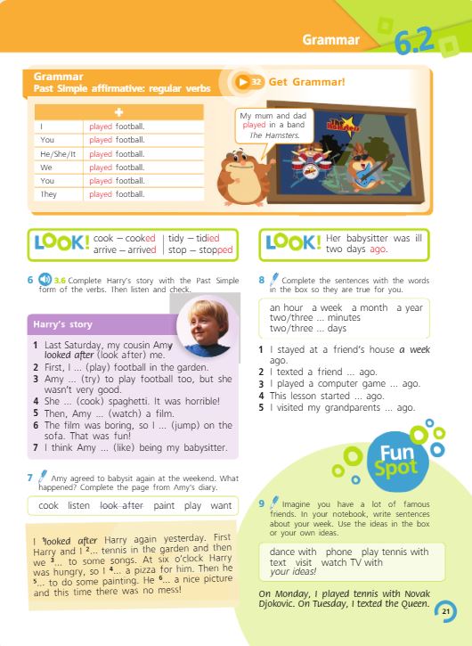 Учебник Костюк, Колоницкая 2 часть. Английский язык 5 класс страница 21. 2023 год.