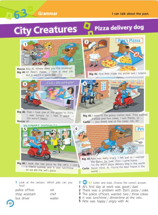 Учебник Костюк, Колоницкая 2 часть. Английский язык 5 класс страница 22. 2023 год.