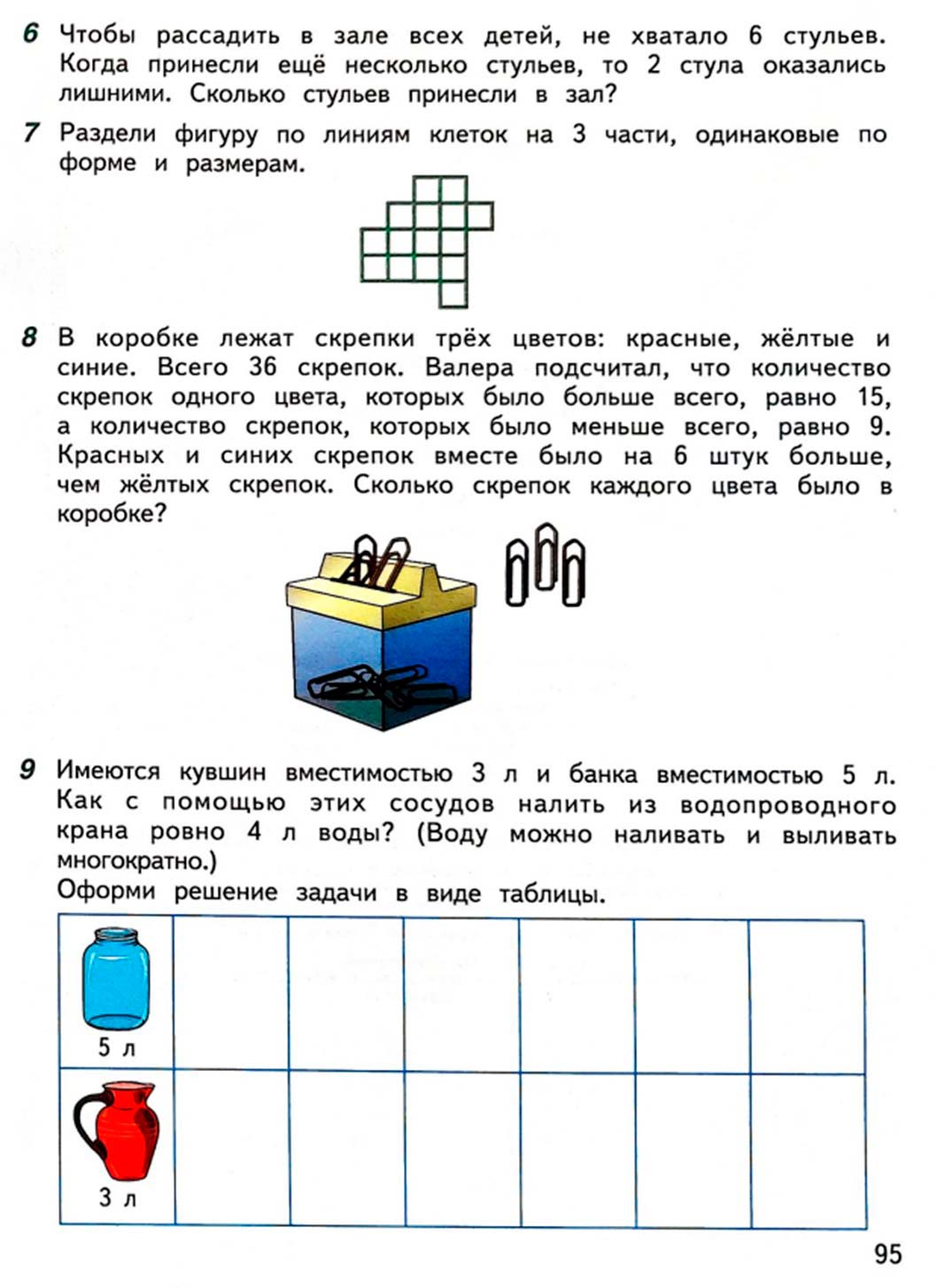 Рабочая тетрадь по математике 2 класс Дорофеев, Миракова, Бука - 2 часть страница 95 (2024) математике 2 класс рабочая тетрадь Дорофеев, Миракова, Бука - 2 часть страница 95 (2024)