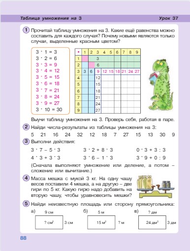 математика 2 класс учебник Петерсон 2 часть страница 88, 2022 год