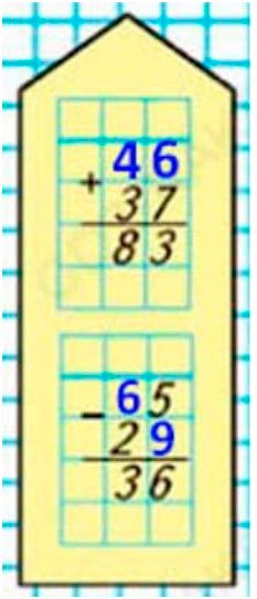 Пояснение к заданию на полях страницы