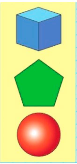 Пояснение к заданию Назови фигуры