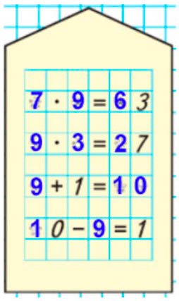 Пояснение к заданию на полях страницы