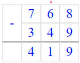 Пояснение к заданию на полях страницы