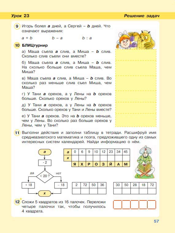 Картинка из учебника по математике 3 класс Петерсон - Часть 2, станица 57, год 2022. Картинка из учебника по математике 3 класс Петерсон - Часть 2, станица 57, год 2022.