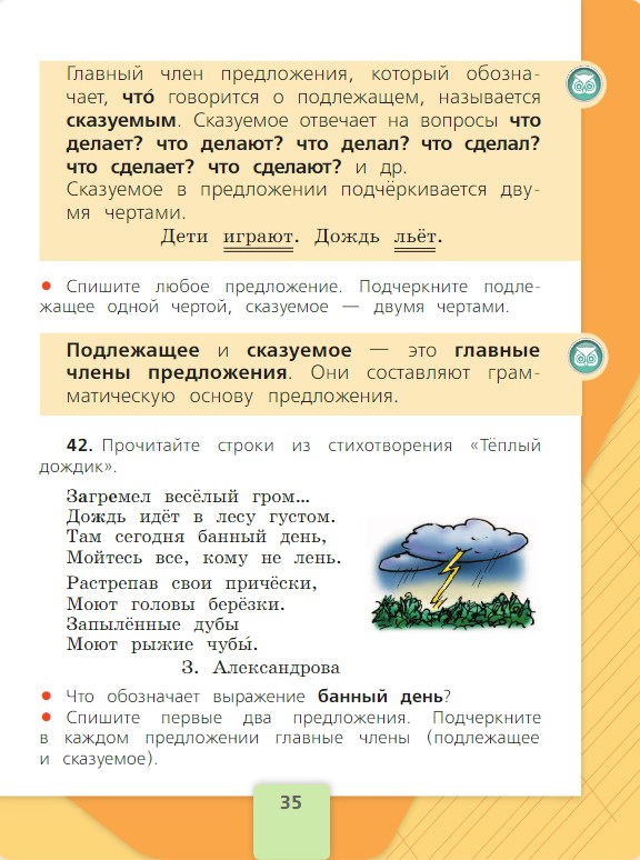 Русский язык 2 класс учебник Канакина, Горецкий - 1 часть страница 35. Год 2025 Русский язык 2 класс Канакина, Горецкий - 1 часть страница 35. Год 2025