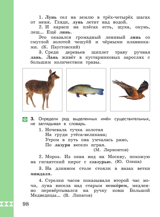 Учебник по русскому языку 3 класс. Александрова, Вербицкая. Страница 98. 2023 год. Учебник по русскому языку 3 класс. Александрова, страница 98, 2023 год.